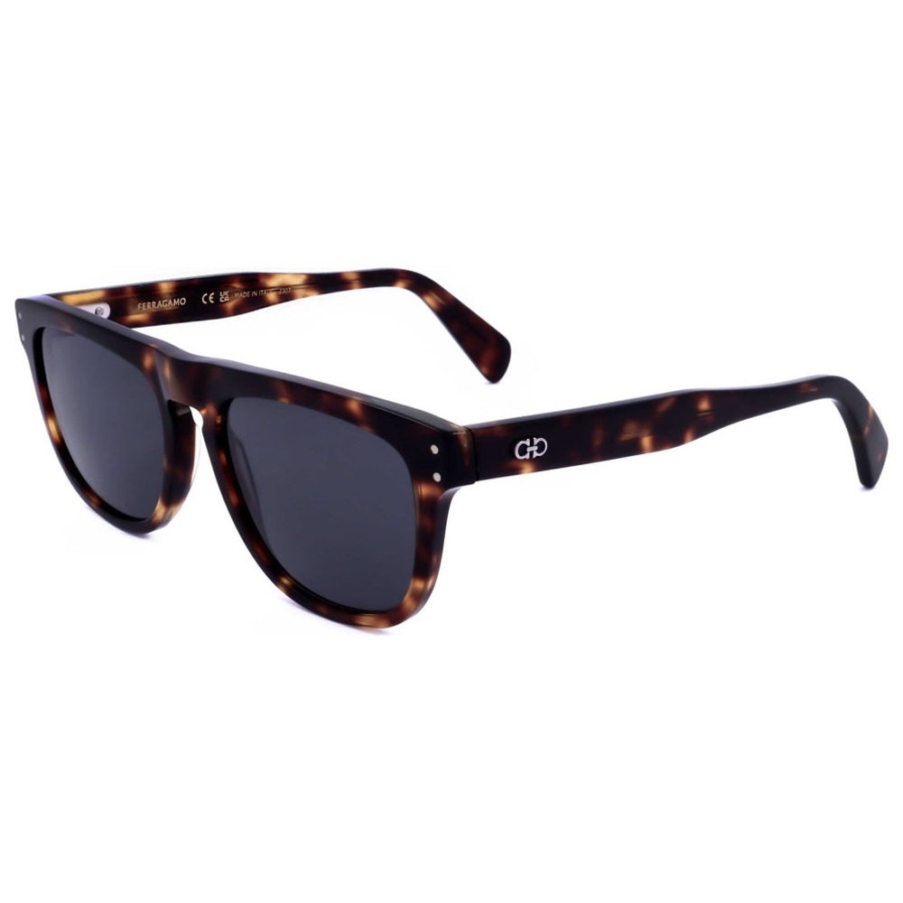 Ferragamo Sunglasses | Gancini Tea Cup Acetate Rectangle Sunglasses